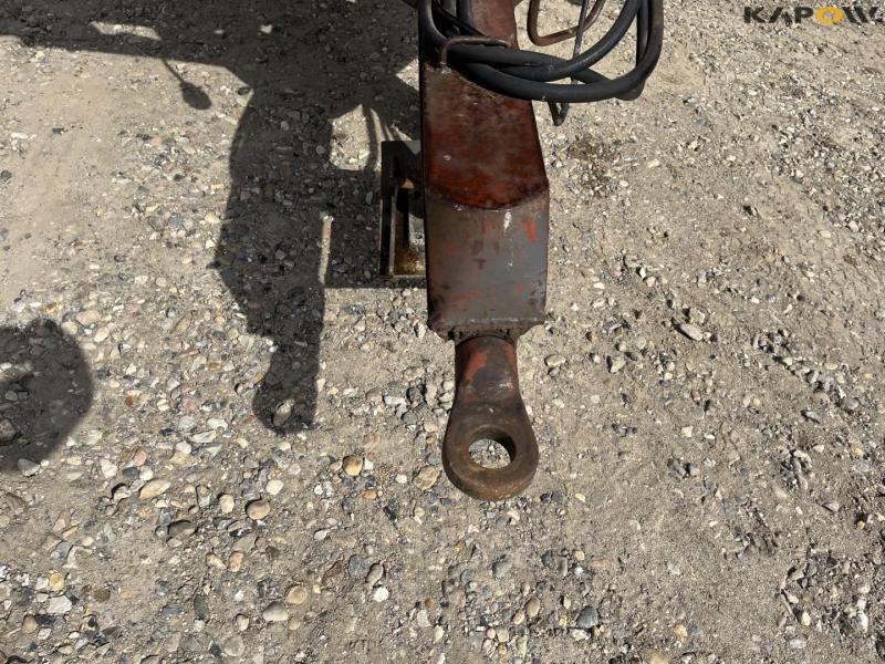 Dry truck trailer with blower and tarpaulin 10
