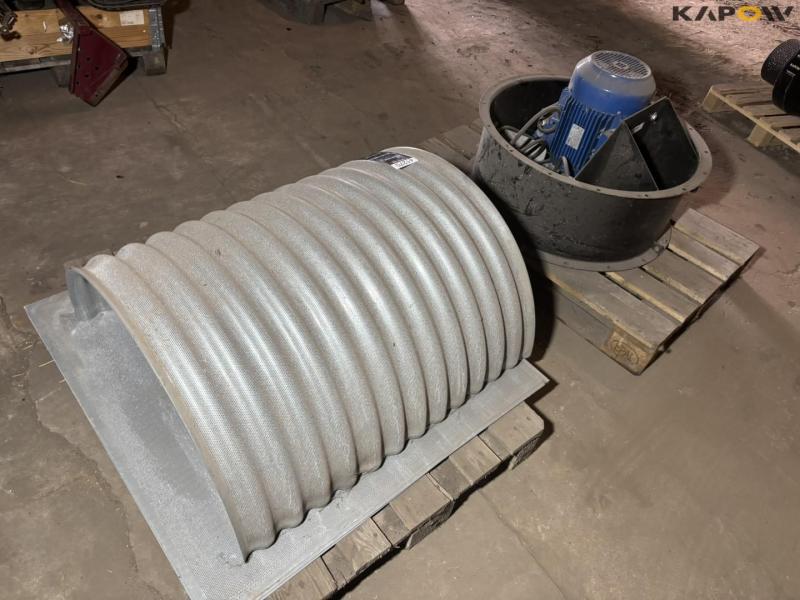 Dryer fan and ducts 5