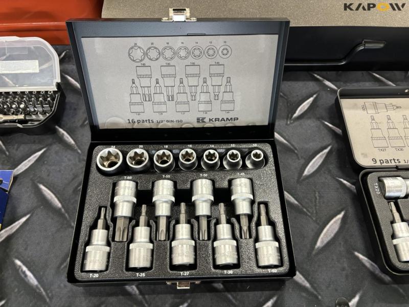 Socket wrench set, toolbox and miscellaneous 7