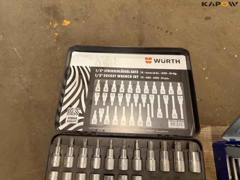 Socket wrench set and combination wrench set 9