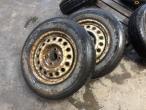 Trailer wheels - 7 pcs. 16