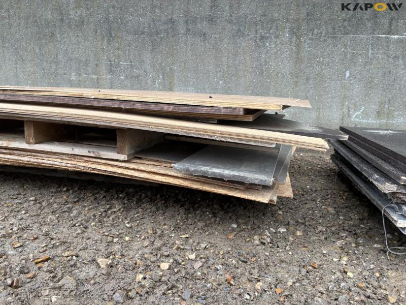 Trailer and plywood sheets 19