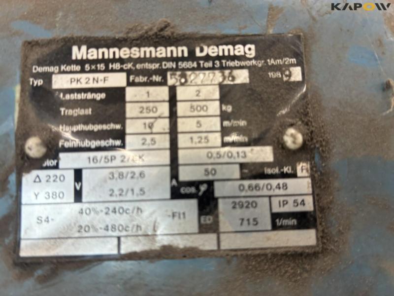 Overhead crane - 3 lifting units 40