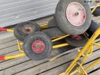 Wheelbarrow, sack cart and miscellaneous 10