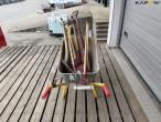 Wheelbarrow and tools 5