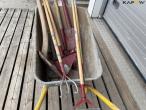 Wheelbarrow and tools 12