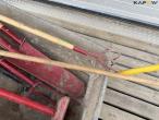 Wheelbarrow and tools 11