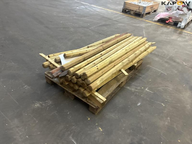 Pressure-treated wooden posts 5
