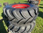 Twin wheels 460/85-30 - new tires 2