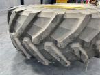 Twin wheels 650/85x38 with locks 12