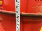 Twin wheel rims with a deformed inner ring 13