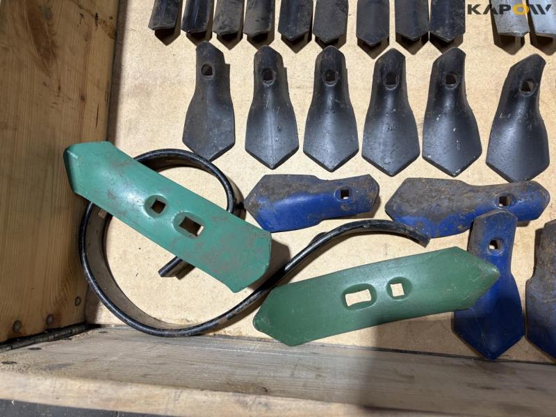 Unused tips for harrow tines 15