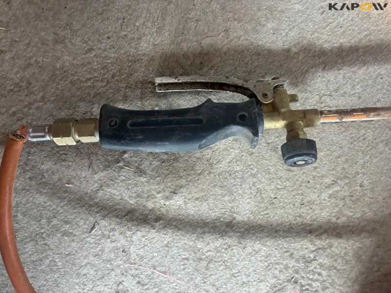 Weed burner with two gas bottles 15