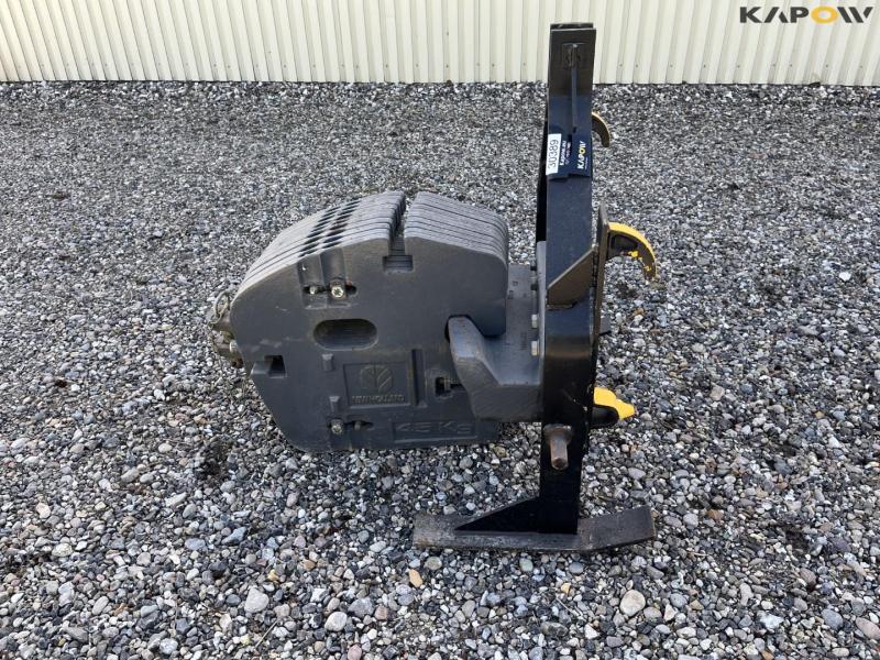 Weight block for SMS hitch 8
