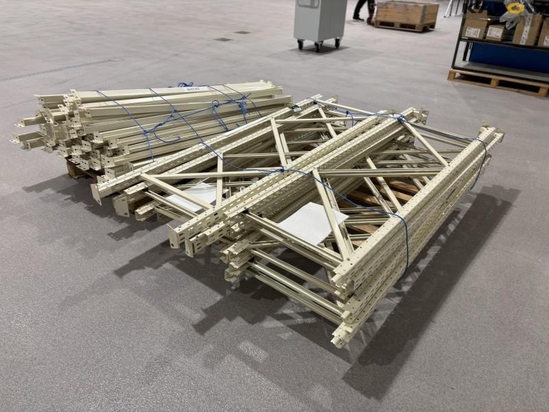 Workshop pallet rack 10 compartments 6