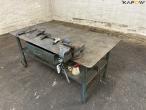 Iron workshop table with tools 1