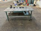 Iron workshop table with tools 6