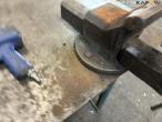Iron workshop table with tools 12