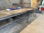 Workshop table with contents 13