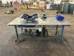 Workshop table with contents 6