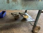 Workshop table with contents 21