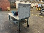 Workshop table with contents 4