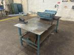Workshop table with contents 6