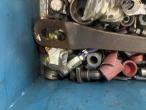 Workshop table with contents 22