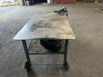 Workshop table with contents 4