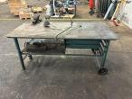 Workshop table with contents 6