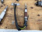 Workshop table with air tools and air hose 11