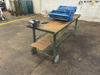 Workshop table with toolbox 7