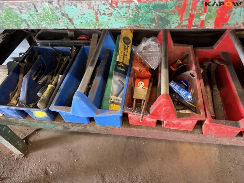 Workshop words, bolt rack and tools 37
