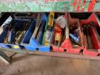 Workshop words, bolt rack and tools 37