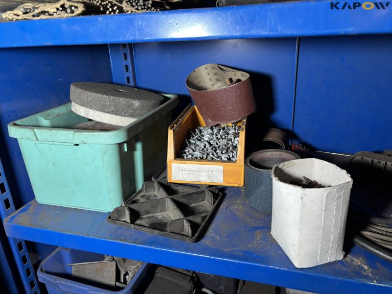 Workshop cabinet with contents 13