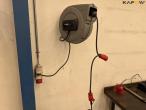 Tool table with tools + wall cable reel 29