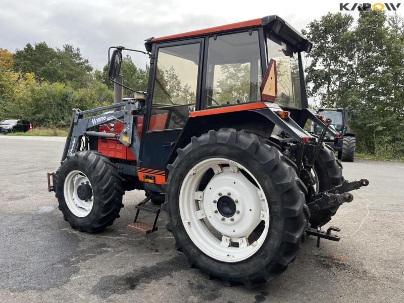 Valmet 505 front loader tractor 7