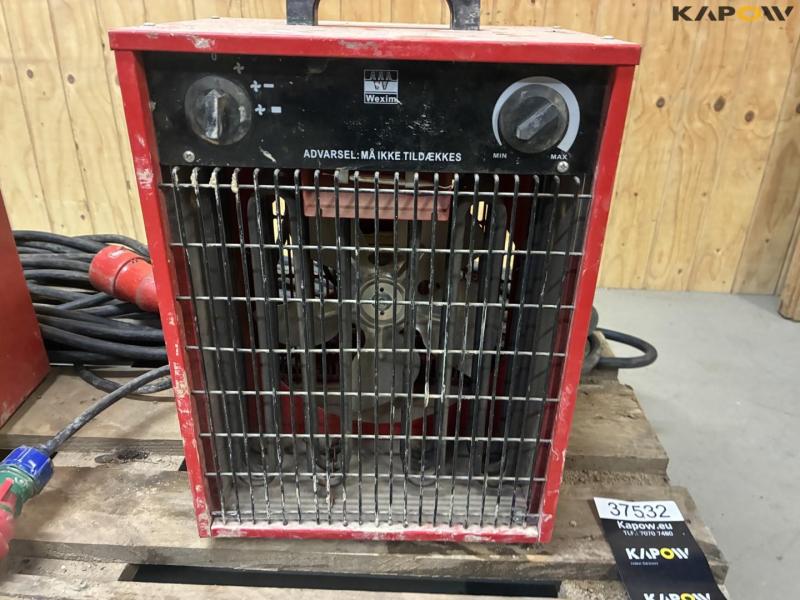Heater fan with rubber cable 5