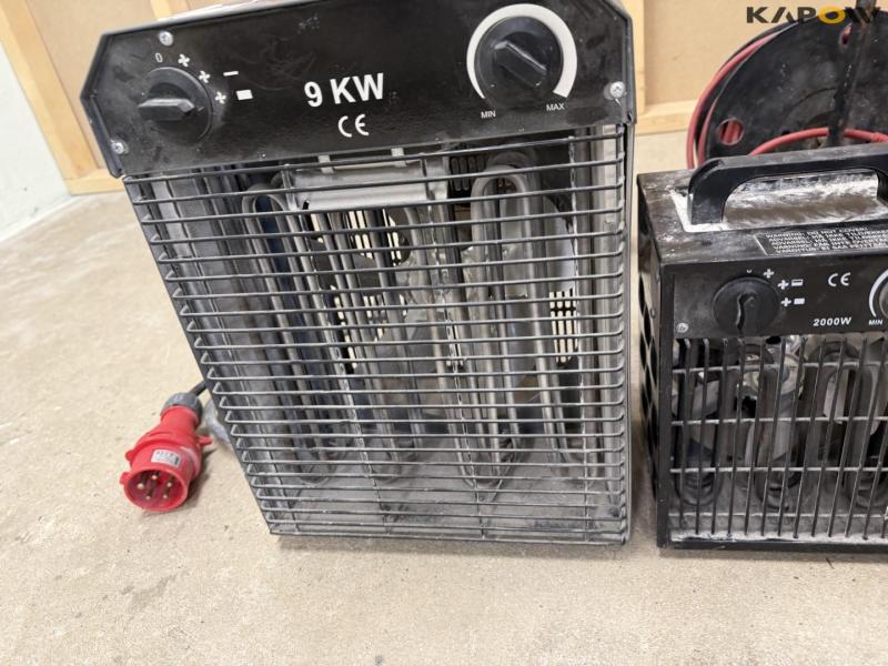 Heater fan and cables 12