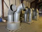 Ventilation pipe 45 cm 3 sets 3