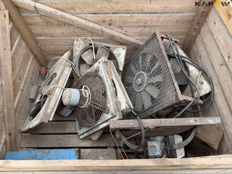 Fan for potato drying 10