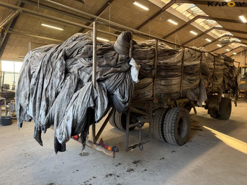 Trailer with potato canvas covers 4