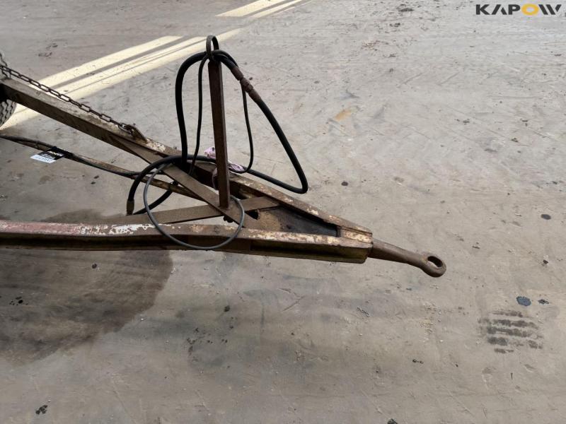 Trailer with potato canvas covers 10