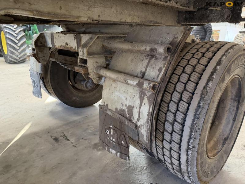 Trailer with potato canvas covers 14