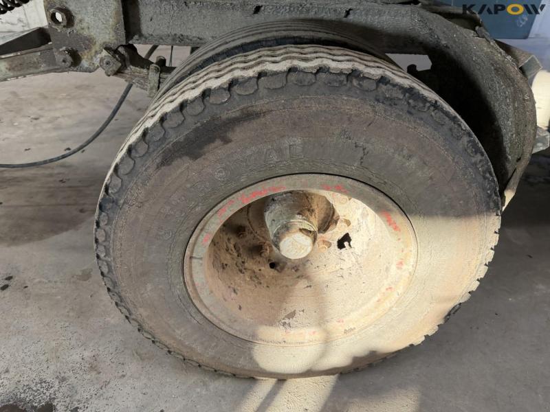 Trailer with potato canvas covers 30