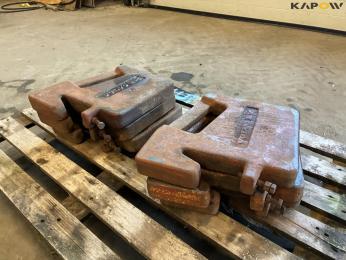 Volvo BM front weight - 6pcs