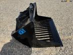 VS Steel rake bucket 100cm with Hydrema hitch 4