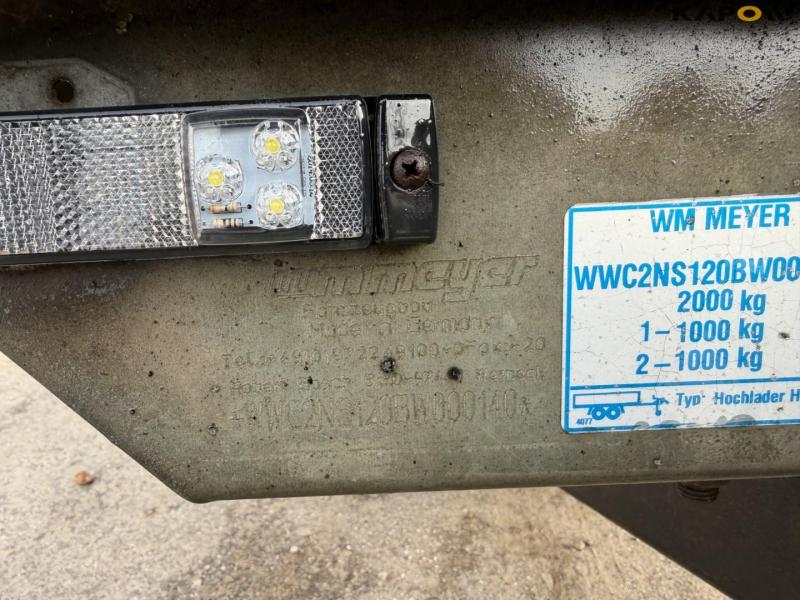 Wm Meyer trailer 2000kg 25