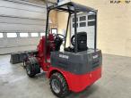 WOLF WL800E mini loader with pallet forks and bucket and charging station 5