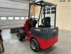 WOLF WL800E mini loader with pallet forks and bucket and charging station 6